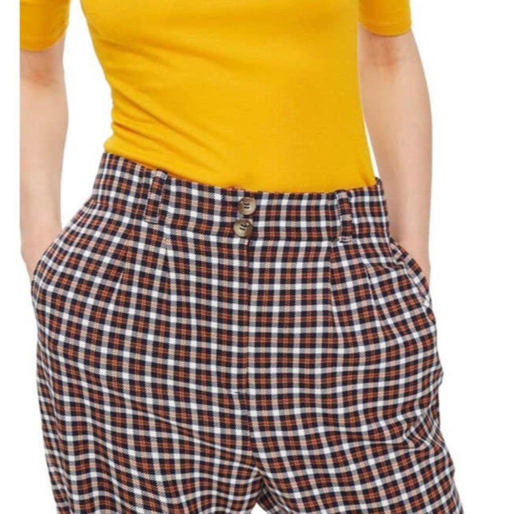 Nordstrom Topshop Hi Rise Tapered Leg Shape Pants